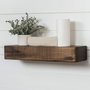 Hanah Home Raf271 Estantería de Pared de Madera Maciza